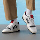 阿迪达斯 （adidas）男鞋子 25夏季新款运动鞋轻便透气耐磨休闲鞋经典小白鞋低帮板鞋 1283/白/红/黑/热销推荐 41