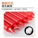 Mandelai emergency lighting candle red 10-pack smokeless old-fashioned straight wax experimental daily power outage earthquake 2*20cm