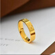 DL 1998 Fat Donglai same style sand gold ring special offer classic Kaga couple ring ins light luxury fashion ring No. 10 weight 160-200Jin Jin is equal to 0.5 kg
