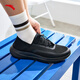 ANTA Cool Breeze Slip-On Lightweight Cushioning Sports Shoes for Men 2026 Spring New Casual and Comfortable Walking Training Shoes Basic Black-1 40.5