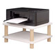 Drucker Speicher Rack Workstation Desk Kopierer mehrschichtiger Halterungstischtisch-Scanner-Kissen-Basis-Platzierungsregal Doppelschichtschichtabstand 1049*34*17,2 cm
