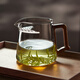 Yipot tea brewing teapot glass crescent filter green tea special tea set accessories glass tea dispenser with tea leakage fair cup