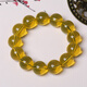 Fat Donglai quality amber and blue amber bracelet with certificate, Dominican 108 beads multi-circle bracelet, beeswax round 108 blue amber (6mm) gift box certificate