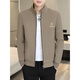 Zitronenjacke Herren Spring- und Herbst Trendy Herren-Casual Jacket 2025 Neue Jugend Spring Windbreaker High-End-Reverend-Top Khaki 695 Einzelgröße M etwa 80-105jin [Jin entspricht 0,5 kg]