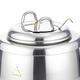 JOBO Stainless Steel Electronic Warming Soup Cooker 13L Large Capacity Insulated Pot Insulated Stove Pot Buffet Supplies