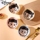 Disney Nezha Cartoon Ceramic Bowl Household 2025 New High-Precision Bowl Plate Set Children's Eating Bowl Underglaze Colored Tableware [Limited Time] Nezha Stripe 4 Bowls (Treasure Box)