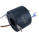 Kezhitu conductive slip ring 360 degrees hollow rotary connection 6 12 route 5A10A high-speed electric slip ring through hole conductive slip ring GK2249-2P02 [2 path 2A mid-hole 22/outer