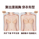 Miss Curious Silicone Anti-Bump Small Breast Chest Stickers Women's Invisible Sexy Nipple Stickers Wedding Dress Thin Top Shape Showing Nude Skin A