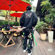 Crowxin offizieller 2025 Trendy Brand Cross Stickerei High Street Amerikanische vielseitige Männer und Frauen lose Jeanshosen gerade Hosen 9928 Black 9928 Black S