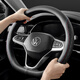 FHAO2025 car steering wheel cover anti-slip, sweat-absorbent, ultra-thin steering wheel D-type handle cover, breathable and suitable for all seasons