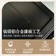 XMSJ中古带孔磨砂厕所门法式复古平开门卫生间厕所钛镁铝合金玻璃门中 圆弧款-双包门套活动到手价1098