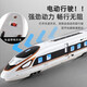 Kawei remote control train toy high-speed rail toy Fuxinghao set alloy small train model boy rail train gift electric-high-speed rail Fuxinghao-silver-three sections
