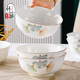 Good-looking household Ginkgo Time rice bowl large noodle bowl ceramic tableware household new bone china ceramic bowl Ginkgo Time 5-inch one bowl activity