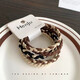 Milky brown twist hair rope simple braided ponytail hair tie hair rubber band high elastic hair accessories TS55 TS55-twist hair rope 2 random