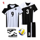 Mengjiao volleyball uniform suit men and women custom volleyball competition team uniform quick-drying gas volleyball sports training uniform custom A829-women-yellow XL
