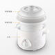 Electric stew pot, steamer, electric cooking pot, stew pot, casserole pot, stew and steam, all-in-one food supplement pot, stew soup cup, electric stew pot, electric casserole pot, soup pot, stew pot, water-proof porridge, multifunctional white porcelain electric stew pot 1.5L