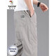 Woodpecker Spring and Summer Pure Cotton Work Pants Men's Loose Straight Pants Middle-aged and Young Casual Long Pants Men's Large Size Versatile Men's Clothing Military Green XL