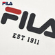 FILA official unisex knitted T-shirt 2025 summer pure cotton loose casual couple short-sleeved T-shirt