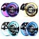 Kinderspielzeug Special Yoyo Live Sleep Automatic Swing Yoyo Einführung Anfänger Boy Upgrade Zwei Legierungsmodelle [Blazing Red + Ocean Blue]