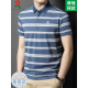 Montagut 25 Summer Nuevos productos Mengtejiao FRANSCURO MENGTEJIAO Mulberry Mulberry Silk Camiseta de manga corta Negocio de mediana edad A829-Blue 2XL 180 Adecuado para 145-165Jin [Jin equivale a 0.5 kg]