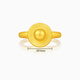 Chao Acer children's solid gold ring 5G pacifier gold ring ring baby newborn first-year gift price live ring mouth 2 grams