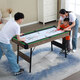 Top Sports Family Foldable Children's Pool Table Home Installation-Free Three-in-One Indoor Multi-Function Table Table Tennis Table 150cm Three-in-One (TP-5909) Green Cloth