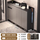 Wankeda corridor shoe cabinet home entrance entrance cabinet entry indoor large capacity 2025 new locker storage cabinet shoe rack recommended four doors and one pullout sky gray 120*32*90 self-installation (free tools)
