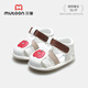 Shepherd Boy Soft Hug Chaussures 2025 Été Nouveau style garçon Soft Sole Baby Step Shoes Front Chaussures Hollow Toddler Baby Sandales pour filles Xiaoguohong 16 chaussures avec longueur intérieure 12,5 cm / Convient pour la longueur du pied 12,2 cm