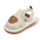 G.duck baby sandals for men and women 012 years old baby soft bottom non-slip toe cartoon sandals for toddlers 2025 new style 2506 beige inner length 11.5 cm 16