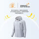 Mizuno Outdoor Skin Clothing Men's Summer Ice Silk Breathable Sun Protection Clothing Fishing Lightweight Casual Jacket Men Light Gray M
