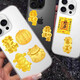 Gold patch Gold 999 mobile phone patch Foot gold princess Please get rich and get rich New Year gift with certificate Peace and joy