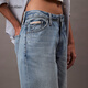 
Calvin KleinJeans [Cool] [Replica 90 Series] 25 Spring and Summer Women's Retro Straight Jeans 47AB719
