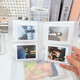 Photo frame, plastic-sealed photo album, plastic-sealed Polaroid movie ticket, train ticket, small card, postcard storage album, photo card album, 4/5/6/7-inch transparent inner page book, plastic-sealed/plasticized, can hold 4 inches, 20 pages, 80 sheets/snap