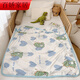 Vinoa Ice Silk Cooling Summer Cooling Quilt Baby Blanket Student Napping Single Air-Conditioning Quilt Love Dinosaur-A Class Maternal and Infant Grade Cooling Quilt 80*110cm Suitable for Infants