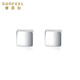 Safir's birthday gift PT950 platinum earrings for women, shiny small sugar cube earrings, one pair, about 1.3 grams