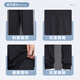 Pull-back pants summer men's thin men's sports pants loose and versatile breathable ice silk men's pants gray XL