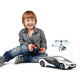 Star BMW i8 Fernbedienung Spielzeugauto plus Hubschrauberkombination Interaktiver Anzug Boy 49600 Silber ohne Flugzeug, Batteriewagen Auto + Flugzeug + Fernbedienung