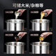Maxcook rice barrel rice box storage tank 304 stainless steel grain sealed storage barrel rice rice tank 6KG MCX7633