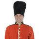 Beistle 2-piece set of plush royal guard faux bearskin hats for British themed parties