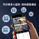 
LUXVIEW dual camera 10 million high-definition intelligent surveillance camera for home wireless wifi network mobile phone remote indoor monitor 360 degree no blind spots with night vision panoramic view for home