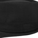 Xinuobaidi fashion top hat solid color jazz hat men's British gentleman hat women's versatile casual sunshade hat for all seasons black one size
