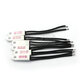 Dafuri KSD9700 ceramic hole temperature control switch 40 degrees 50 degrees ~ 150 degrees normally open and normally closed thermometer 10A 250V normally closed 60 degrees 10A ceramic hole temperature (1 piece)