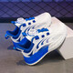 Kenopo children's sports shoes rotating button spring and summer new small white shoes student mesh breathable running shoes - LS9903 white 28