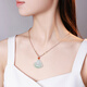 Heart Ginseng Jade Guaranteed Price 11.11 Jade Pendant Women's Green Big Belly Buddha Jade Pendant Birthday Gift