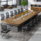 New office conference table long table modern simple conference room table and chair combination long table negotiation employee training table 2.4*1.2 meters home installation (multiple colors available)