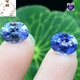 Christine cultivated sapphire 8A grade tanzanite loose stone oval cornflower blue ring face loose diamond tanzanite 10x12mm