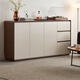 Lin's home sideboard integrated wall storage storage cabinet bucket cabinet living room kitchen household Lin's Wood Industry RU1T