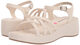Steve Madden Girls' Shoes Unisex Crazy Wedge Sandals, White White 1 Little Kid
