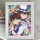 Super Bild 2025 Neues X Detective Conan Diamond Aufkleber handgefertigtes DIY -Material Pack Kinderspielzeug Jungen Aufkleber Malerei 7374 Werkzeuge + Kunststoffrahmen