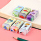 Cartoon eraser creative decompression stationery primary school students special word eraser children eraser 4 pieces